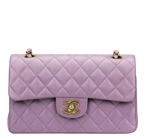 light purple chanel bag|chanel classic flap bag lambskin.